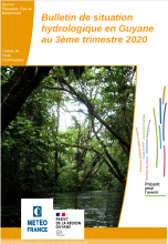 Bulletin de situation hydrologique en Guyane au 3ème trimestre 2020