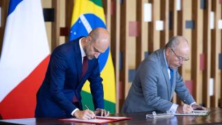 Signature Déclaration intention Commission Oyapock